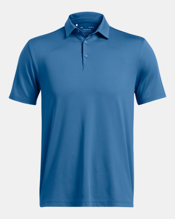 Men's UA Playoff 3.0 Fitted Polo in Blue image number 2